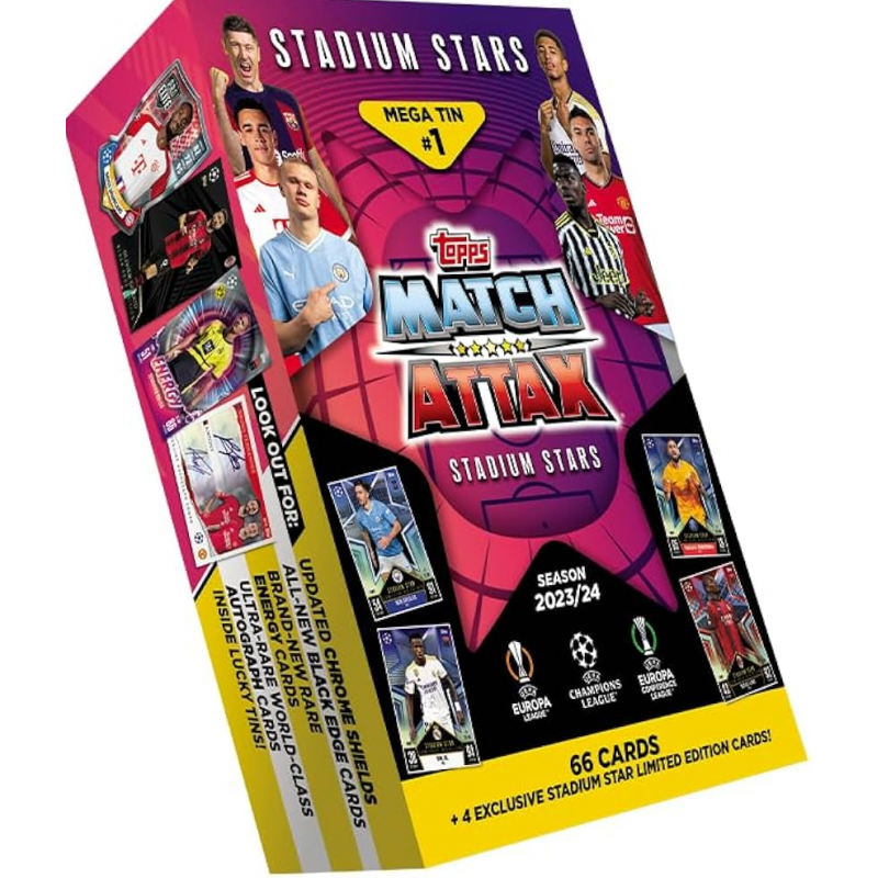 Match Attax Trading Card Mega Tin (23/24)