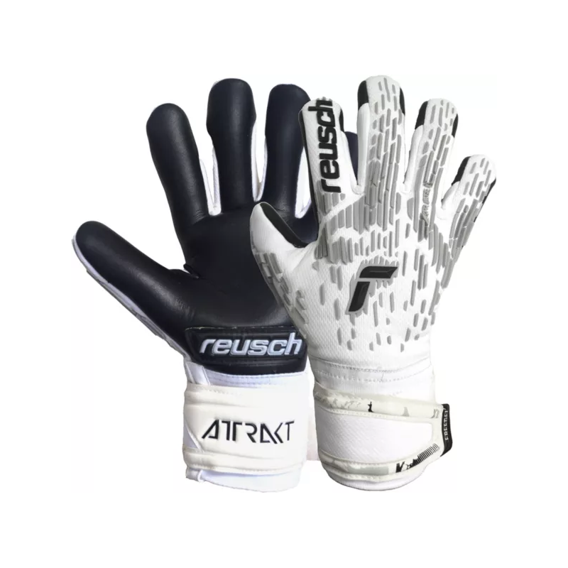 Reusch Attrakt Freegel Silver FS (WHTSIL)