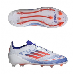 Adidas F50 Pro FG J (WHTBLU)