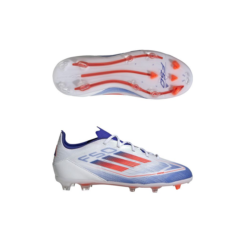 Adidas F50 Pro FG J (WHTBLU)